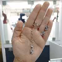 نیمست نقره بی نهایت بسیار شیک و خاص با وزن 5.55 گرم