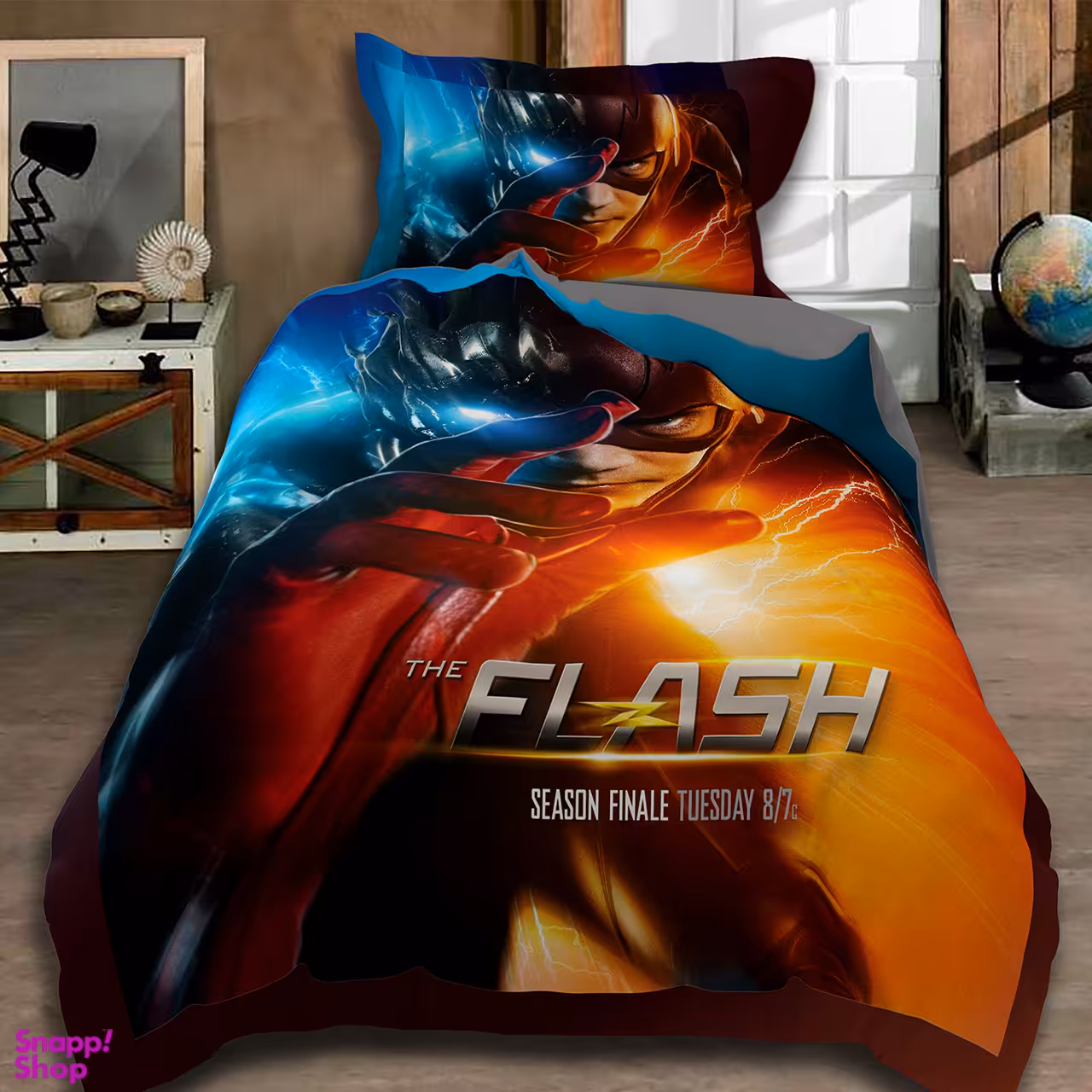 سرویس خواب راشا طرح Flash یک نفره 3 تکه