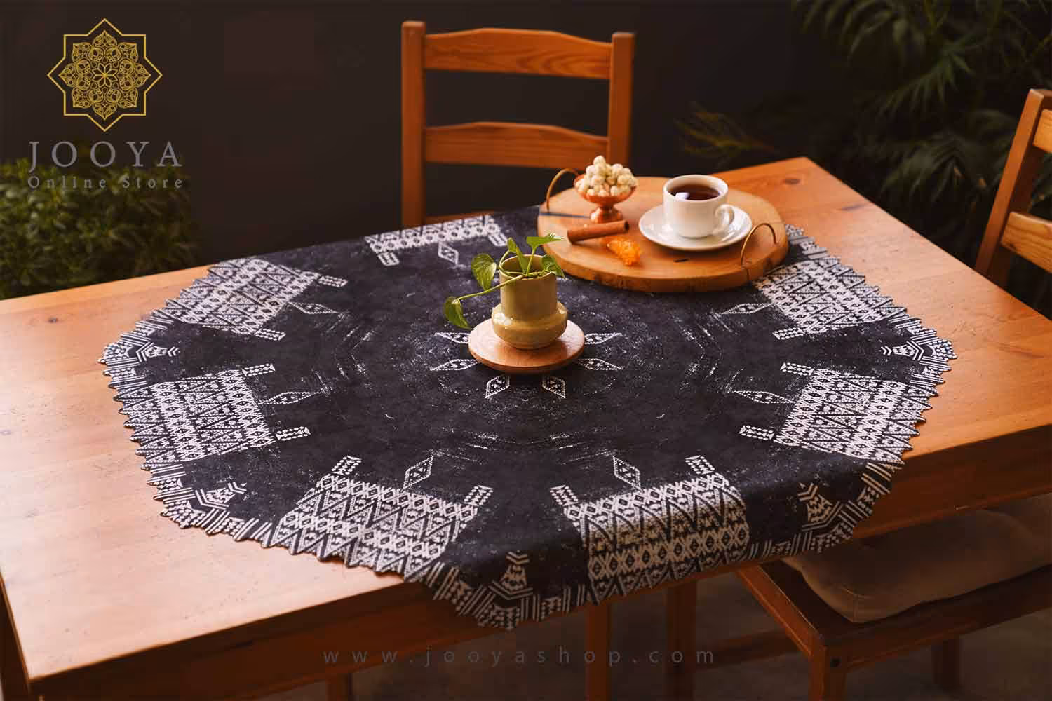 رومیزی 8 ضلعی 90 میلویا