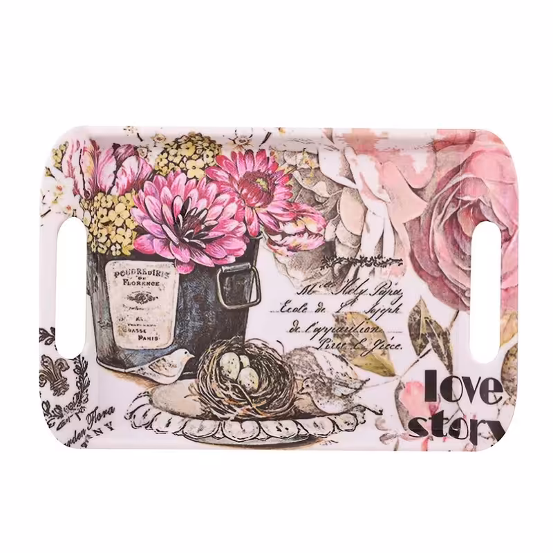 سینی مهروز مدل 1005 ملامین طرح love story