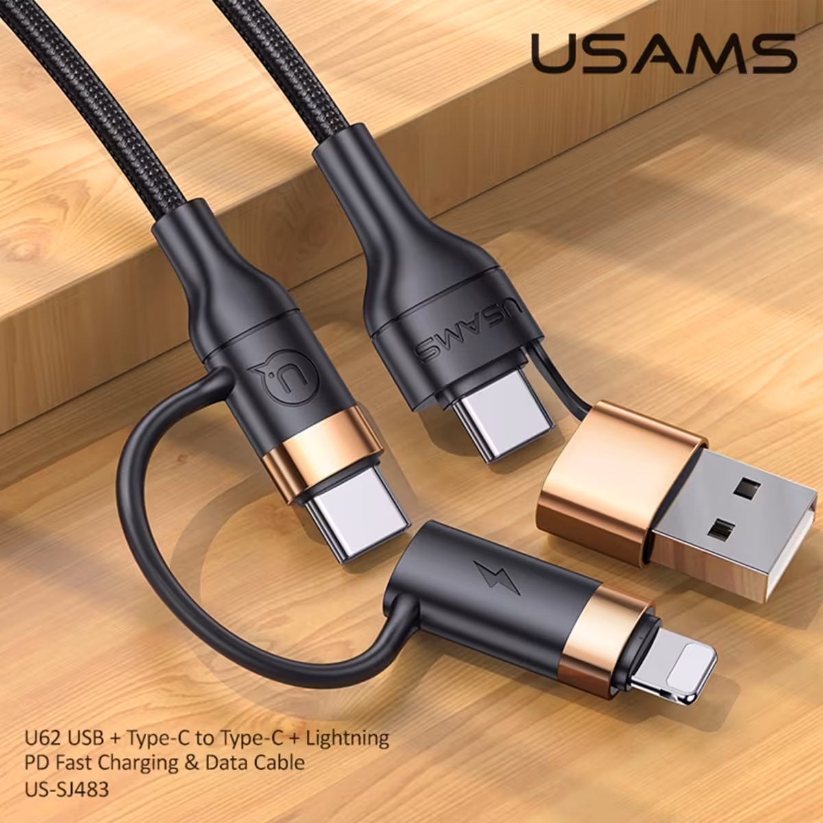 
کابل  اتصال به گوشی مدل US-SJ505 برند یوسمز USAMS
