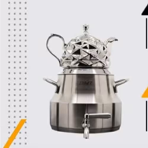 کتری قوری دی ام تی DMT  کد 1055 کف چدن 