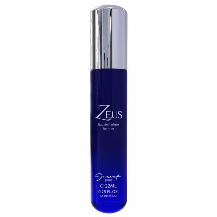 عطر جیبی مردانه ژک ساف زئوس Jacsaf Zeus حجم 22 میلی لیتر