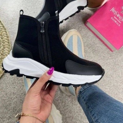 نیمب وت زنانه مدل بغل زیپ کبریتی جوکر