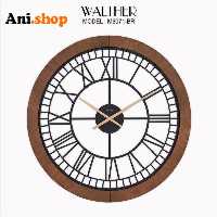 ساعت دیواری قطر 80 ترکیب چوب و فلز  M8071 -BR