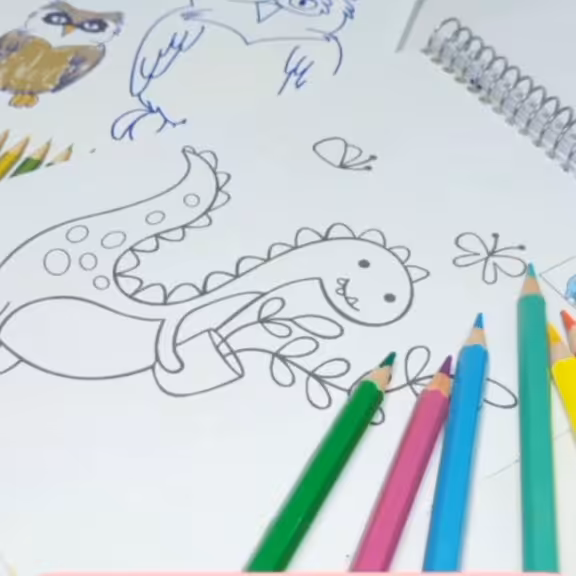 دفتر رنگ آمیزی و نقاشی سیمی