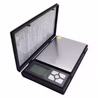 ترازو جیبی دیجیتال نوت بوک ATG مدل 500 گرم سه صفر دقت 0.01   مشکی
