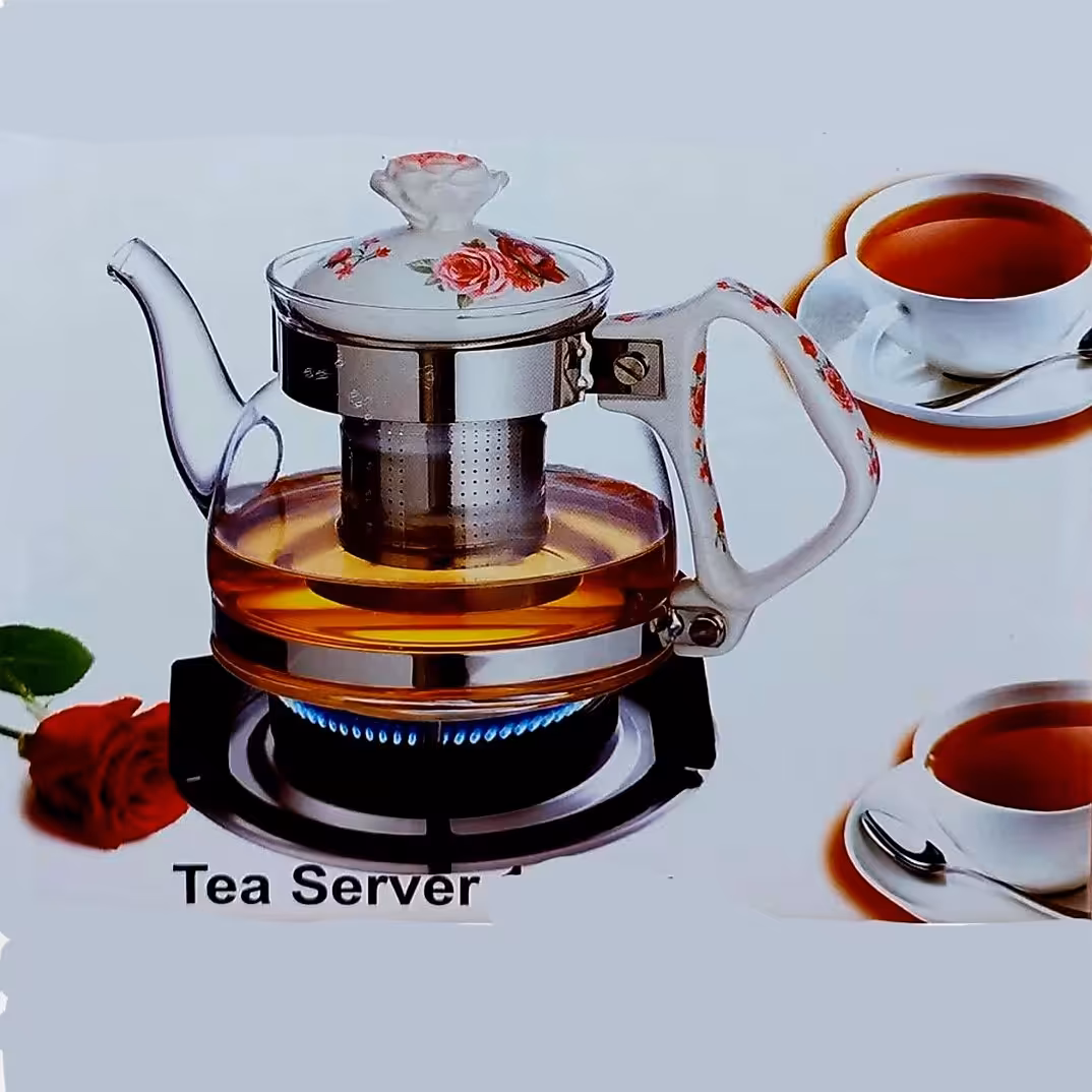 قوری پیرکس 600 میلی لیتر دسته چینی کد F69