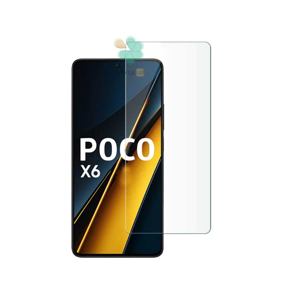 محافظ صفحه گلس گوشی مدل 2.5D مناسب Xiaomi Poco X6