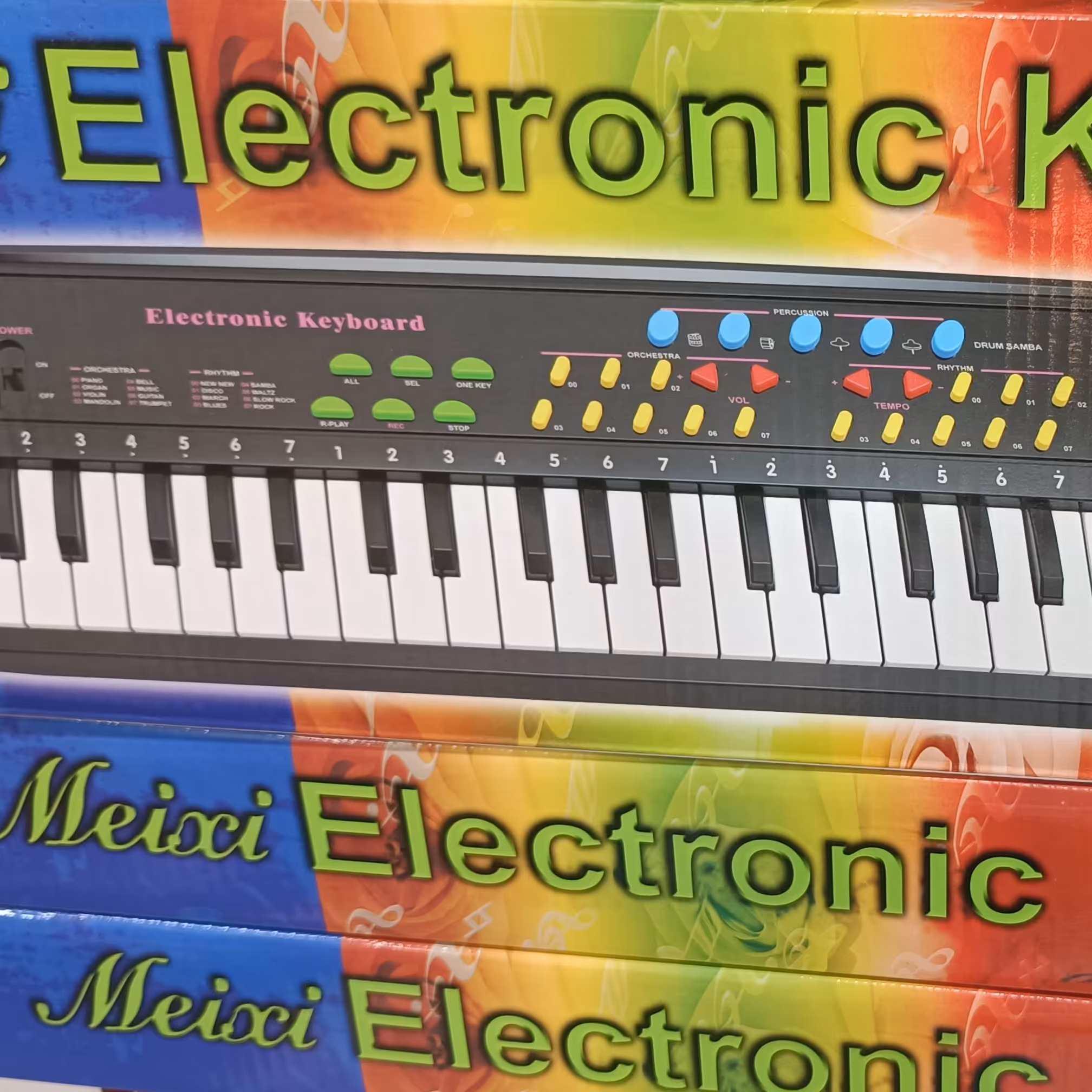 ارگ موزیکال با میکروفن باتری خور 