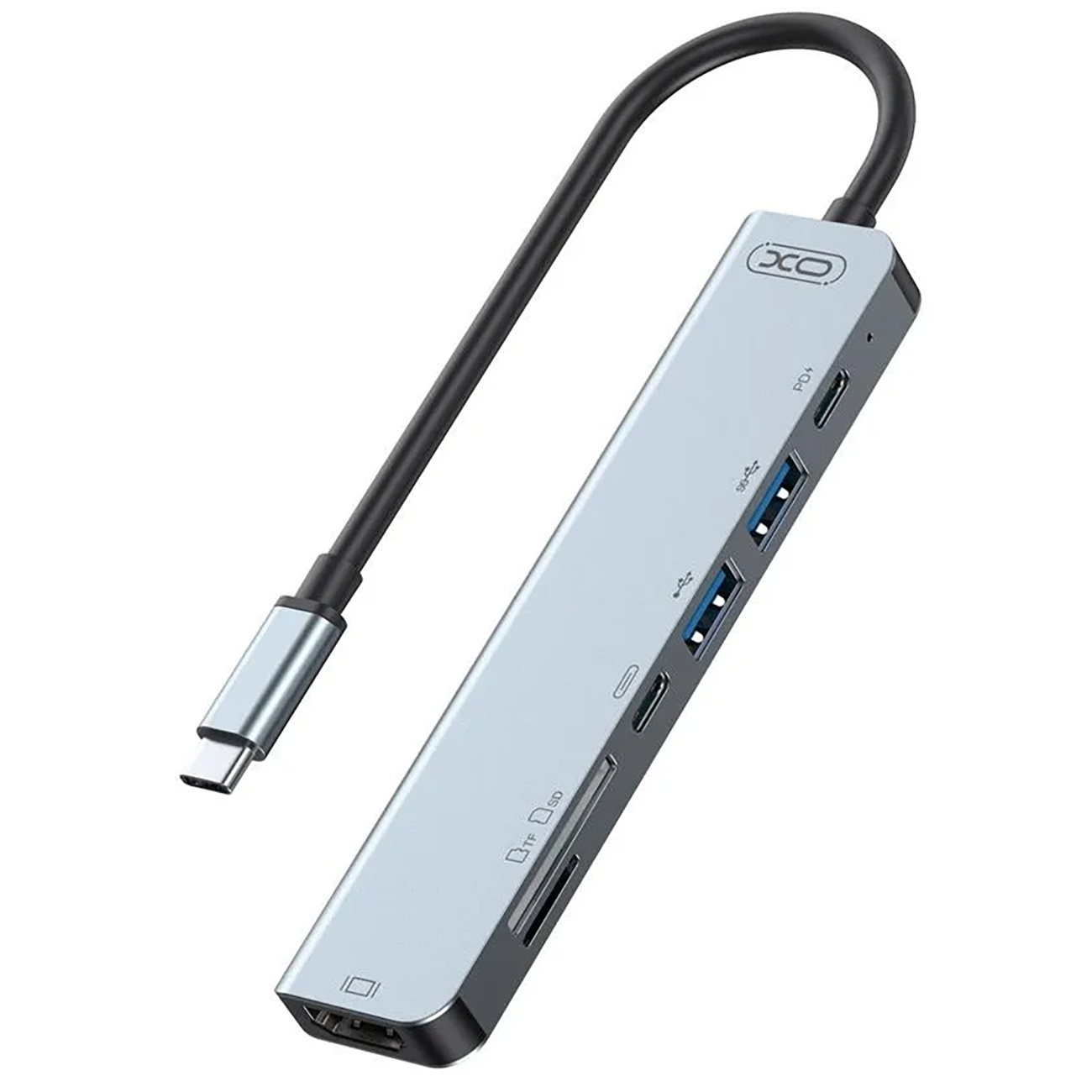 هاب تایپ سی 7 پورت ایکس او HUB008