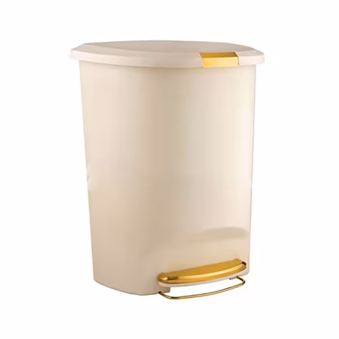 سطل گرد پدالی پنجاه لیتری لیمون