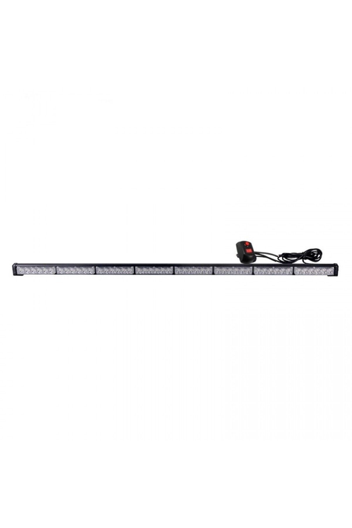 جلوپنجره خودرو زرد FAKAR LAMP 3W 48 POWER LED 117 سانتی متر سفید 17 عملکرد 12 24V LAPA517 1 Space