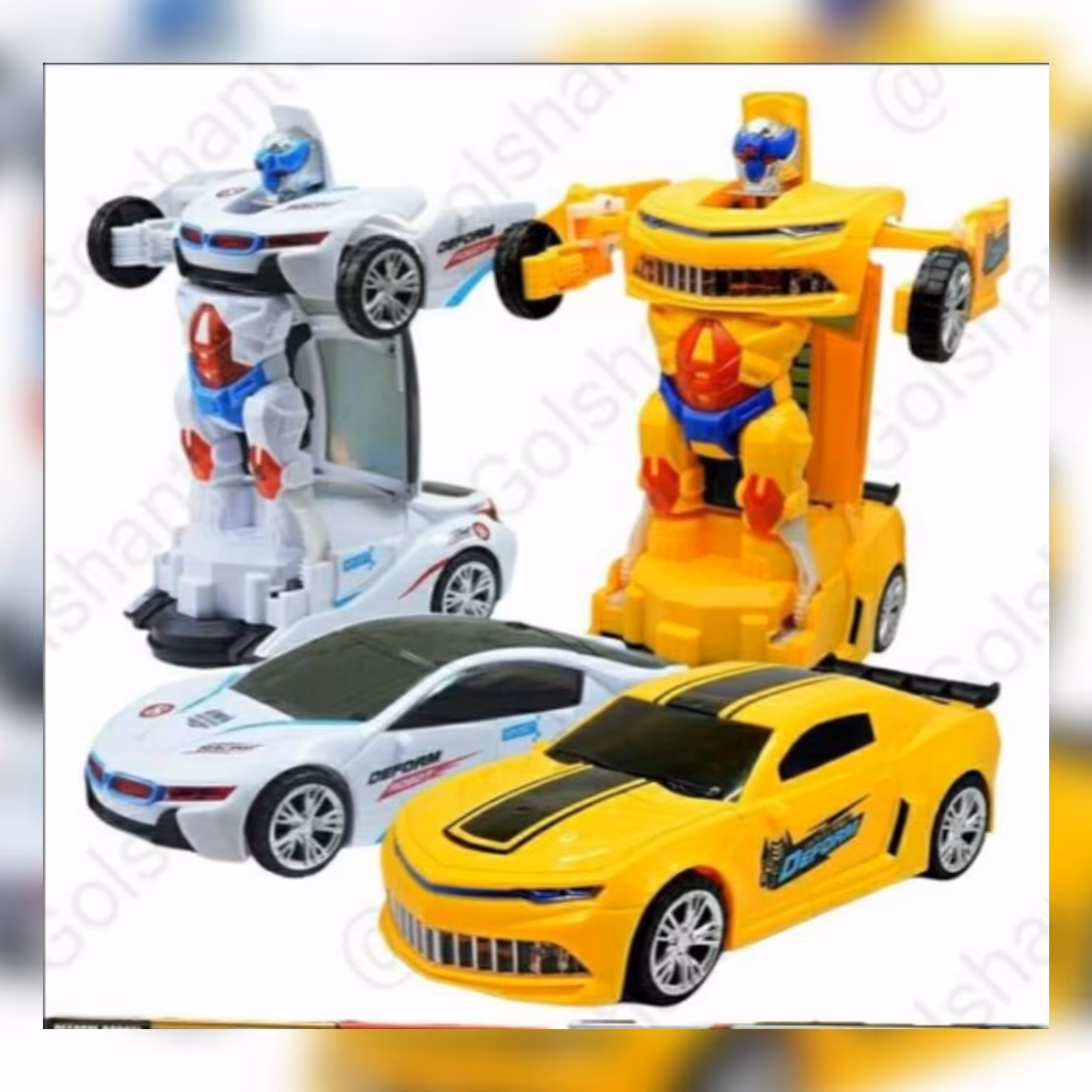 اسباب بازی ماشین رباتشو 