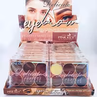 پالت سایه ابرو 6 رنگ پینک کی