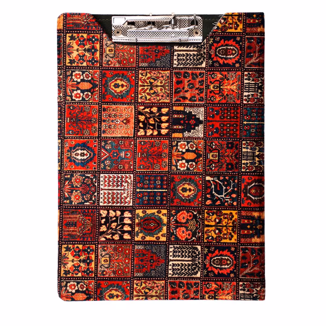 زیردستی مدل پارچه ای جیب دار  سنتی عسلی کد O2044 