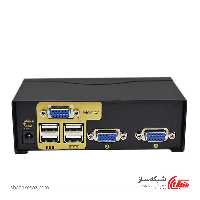 قیمت و خرید کی وی ام سوئیچ VGA فرانت Faranet Kvm fn-k2us با 2 پورت USB - شبکه ساز