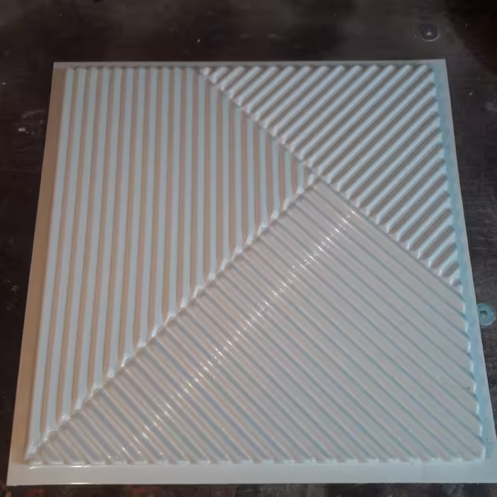 قالب سنگ مصنوعی جنس absمدل زیگزاگ