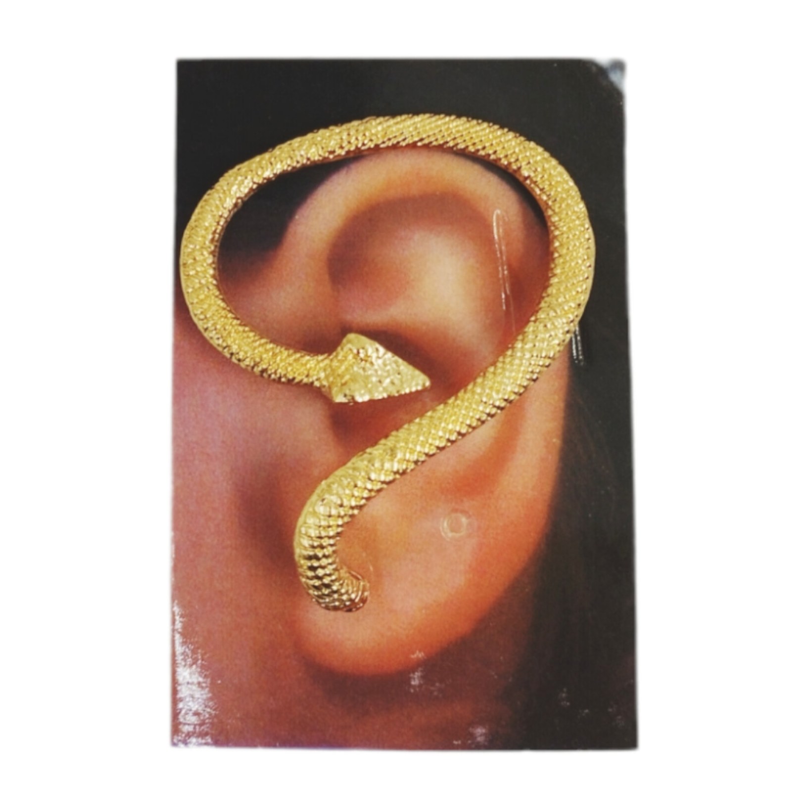 گوشواره لاله گوش طرح مار کار بسیار زیبا و شیک