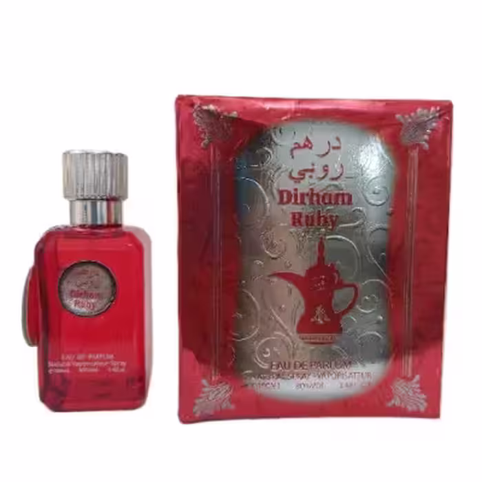 ادو پرفیوم مردانه زنانه الفخر مدل درهم روبی قرمز حجم 100 میل