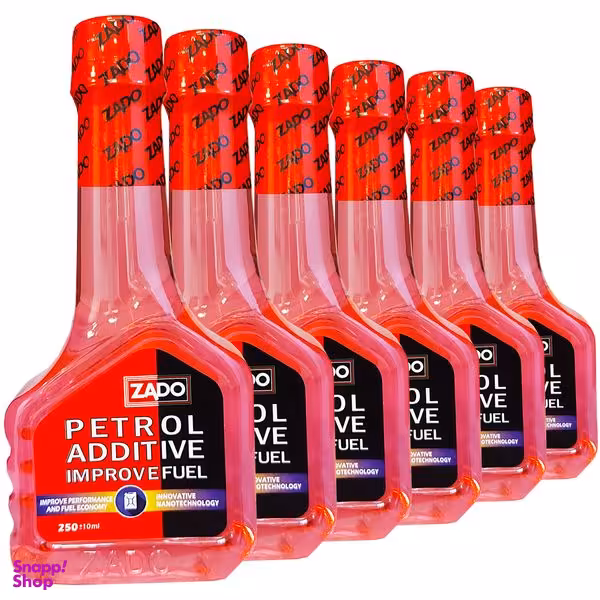مکمل بنزین زادو مدل Petrol Additive حجم 250 میلی لیتر بسته 6 عددی