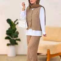 سه تیکه ژیله و شلوار و شومیز ساناز