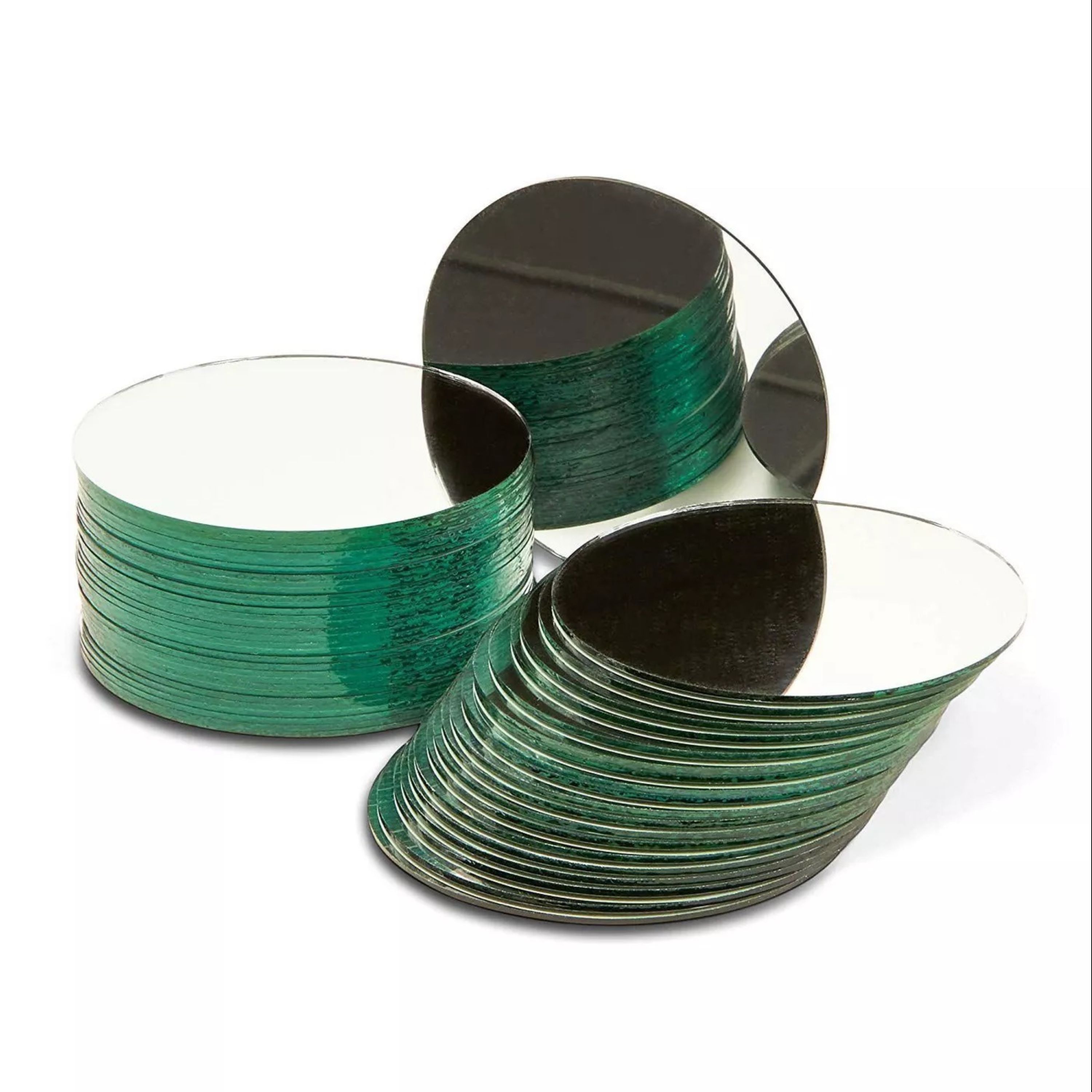 آینه گرد با قطر 8 سانتی متر بسته 10 تایی 