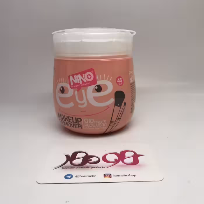 دستمال مرطوب پاک کننده چشم نینو بسته 45 عددی - NINO