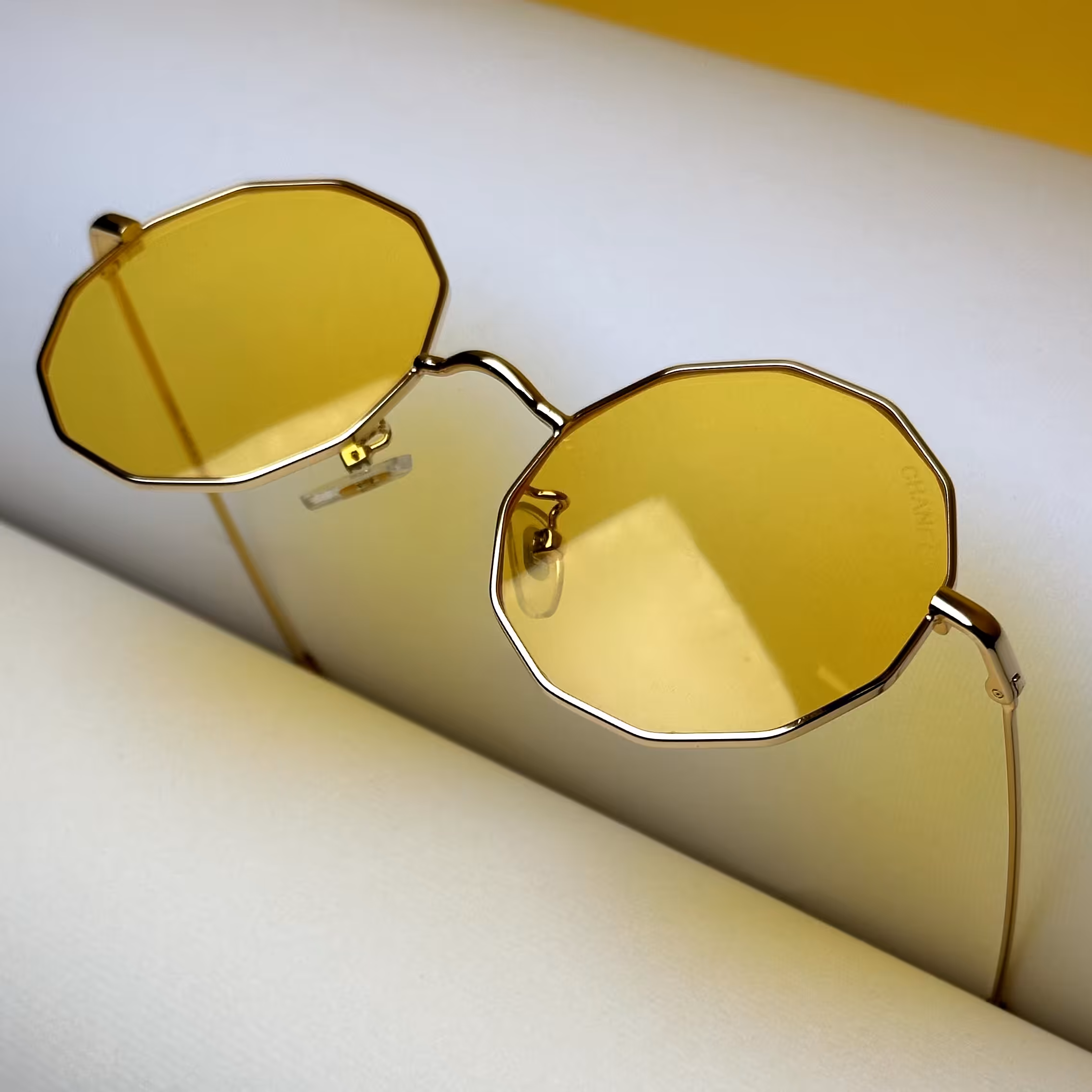 عینک شب برند شنل، یووی400،فریم فلزی، مناسب برای خانمها و آقایان