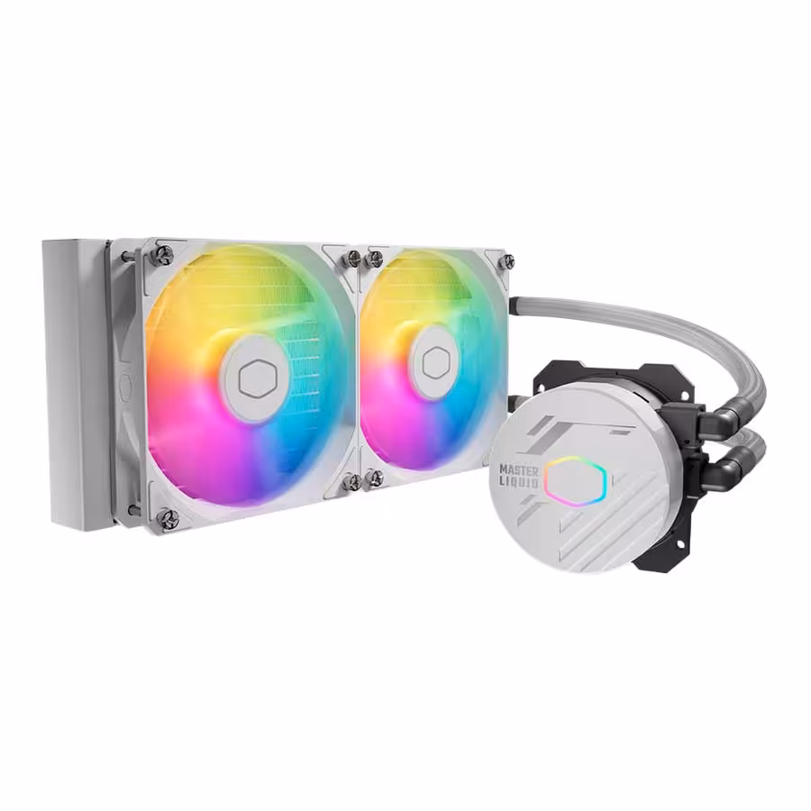 قیمت و خرید خنک کننده پردازنده کولرمستر مدل MASTERLIQUID 240L CORE ARGB WHITE | یاس ارتباط