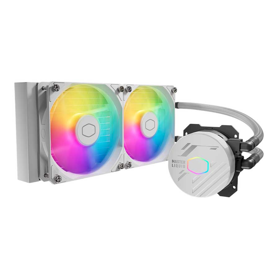 قیمت و خرید خنک کننده پردازنده کولرمستر مدل MASTERLIQUID 240L CORE ARGB WHITE | یاس ارتباط