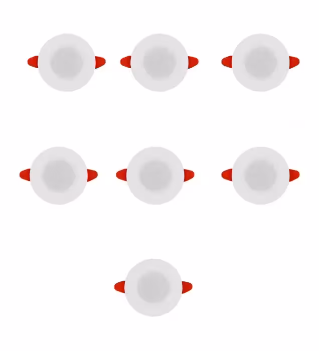 لامپ ال ای دی 5 وات پارس شعاع توس مدل سولاریس دایره ای بسته 7 عددی