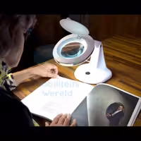 ذره بین چراغدار