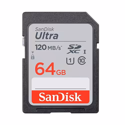 کارت حافظه سندیسک مدل SanDisk 64GB Ultra SDHC UHS-I 120MB/s