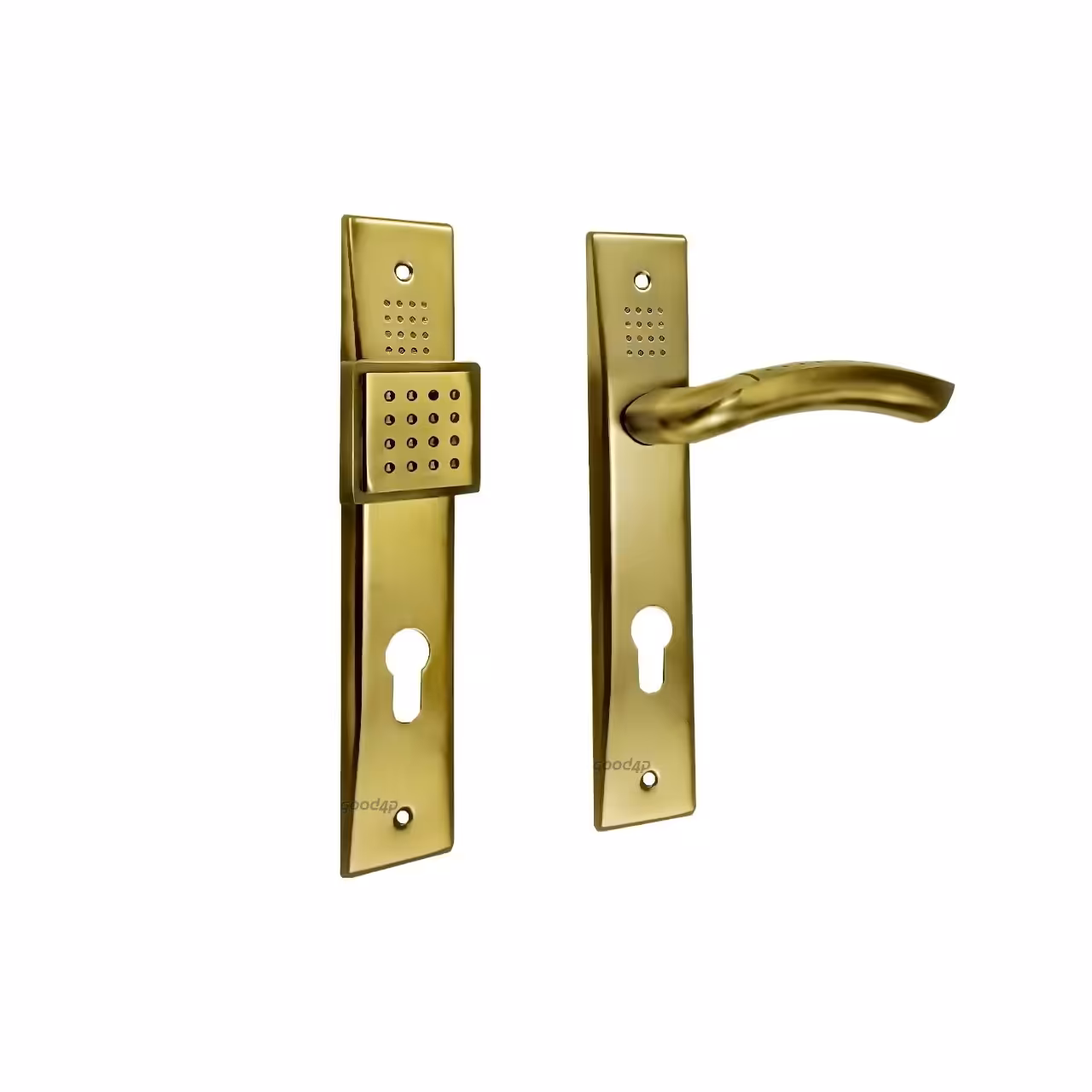 دستگیره پلاک آپارتمانی چپ زیتونی نیکو مدل 360