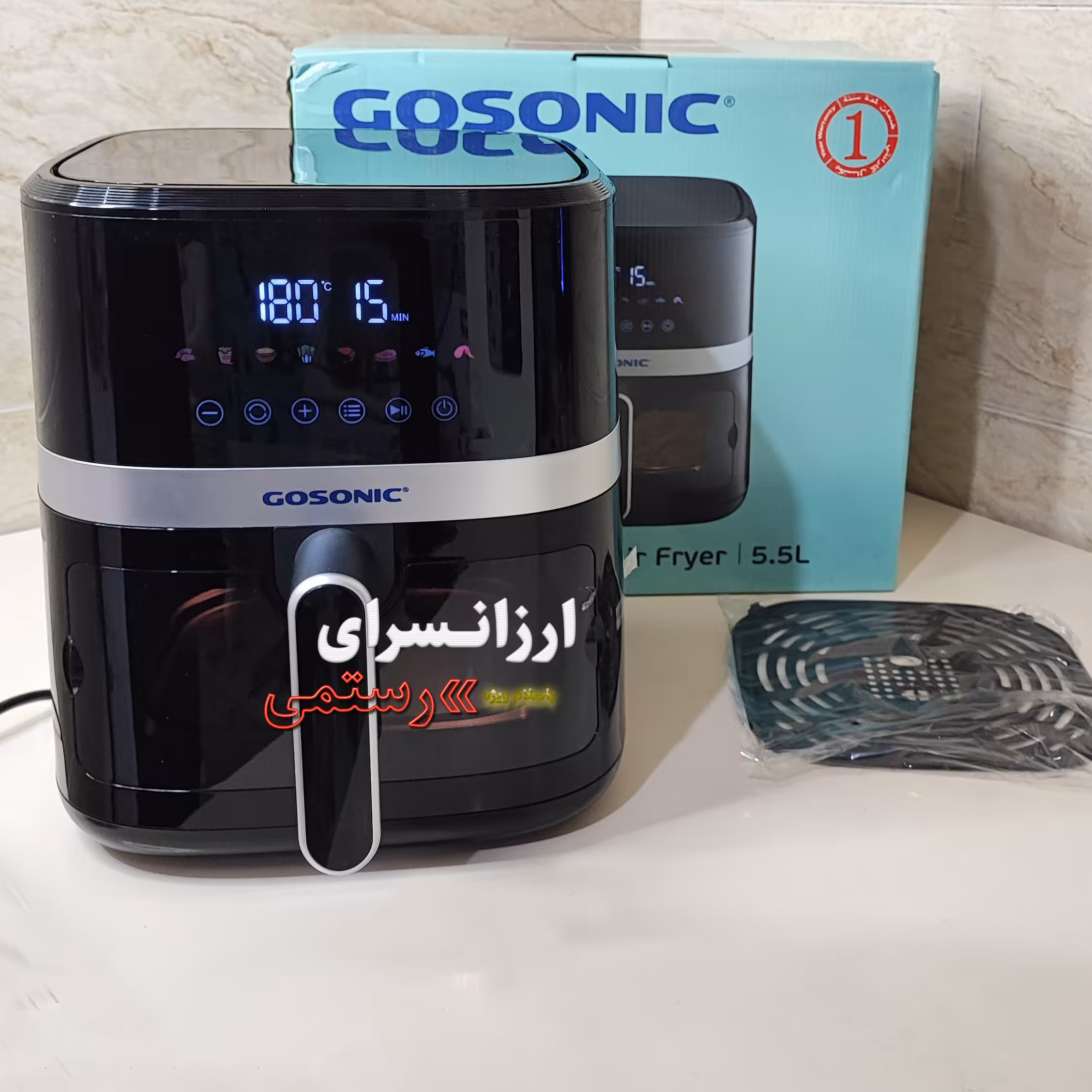 سرخ کن بدون روغن گوسونیک 5.5 لیتر gaf-556 gosonic با گارانتی 12 ماهه