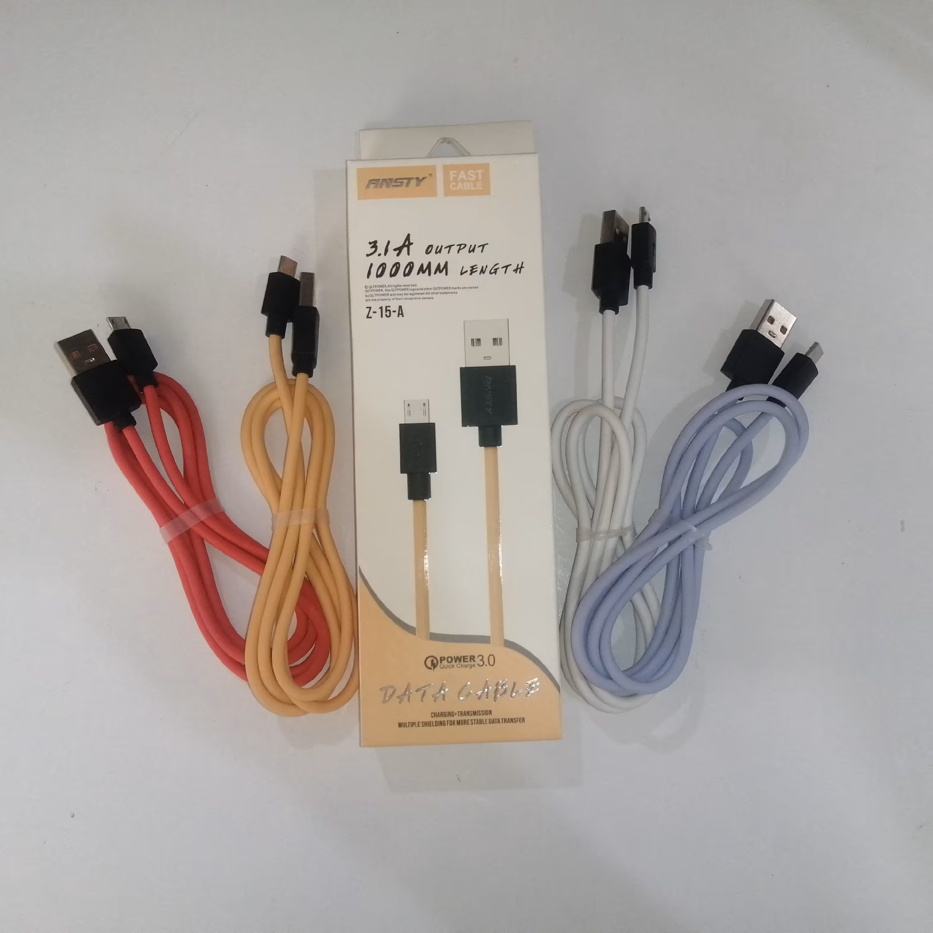 کابل شارژ فست شارژ مدل Z-15-A در غرفه SIDE_CITY 