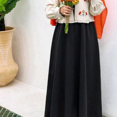 ست کت سارفون گلدوزی شیک مجلسی خنک بهاره