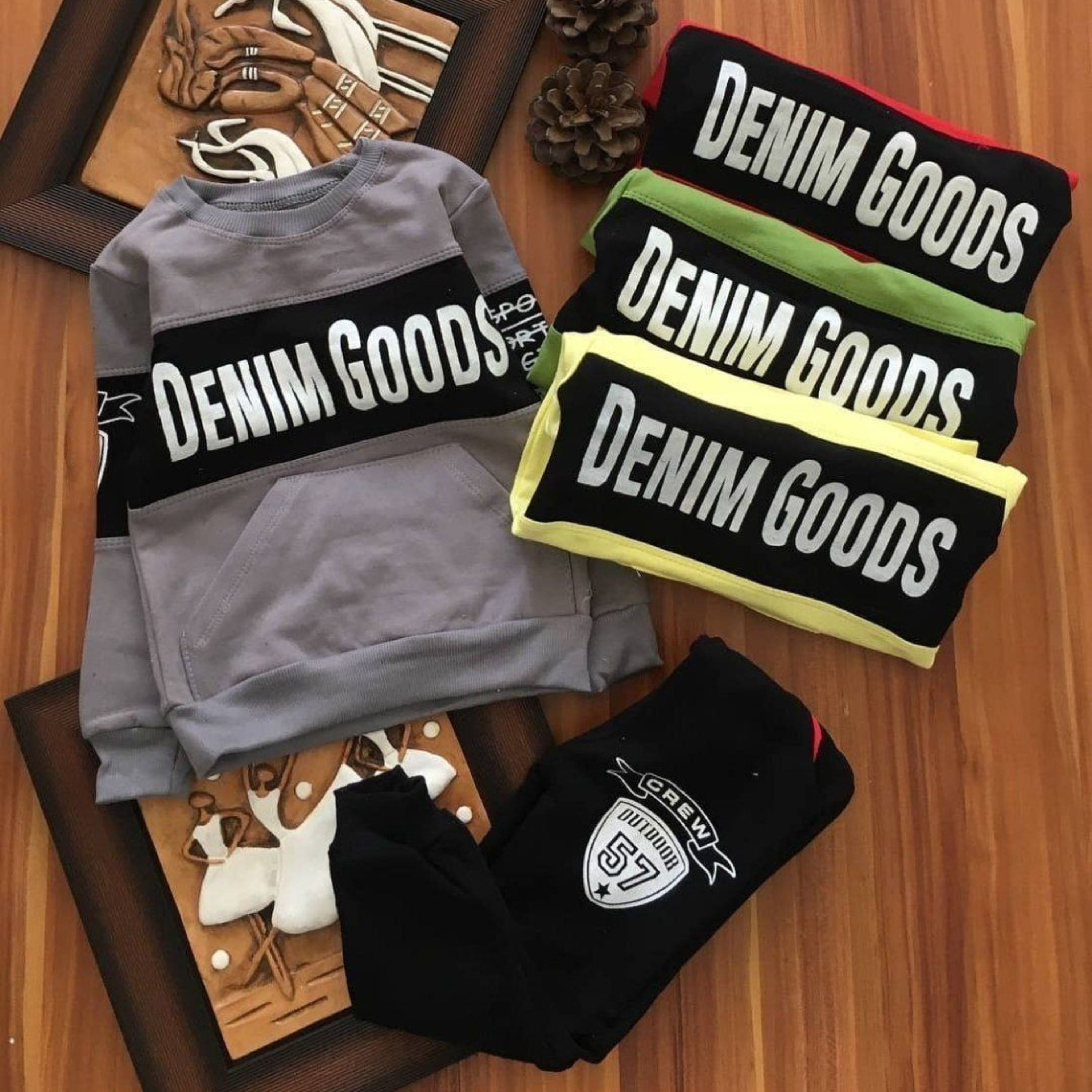 بلوز شلوار اسپرت طرح denim  