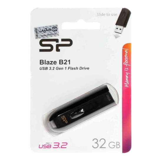 فلش مموری سیلیکون پاور مدل Blaze B21 USB3.2 ظرفیت 32 گیگابایت