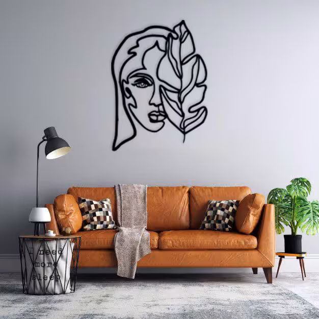 استیکر دیواری مدل مینیمال کد 055