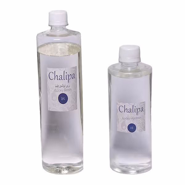 رزین اپوکسی رقیق چلیپا مدل RHR حجم 1500 میلی لیتر به همراه هاردنر
