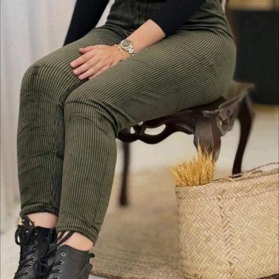 شلوار زنانه مخمل کبریتی فری سایز 38تا48