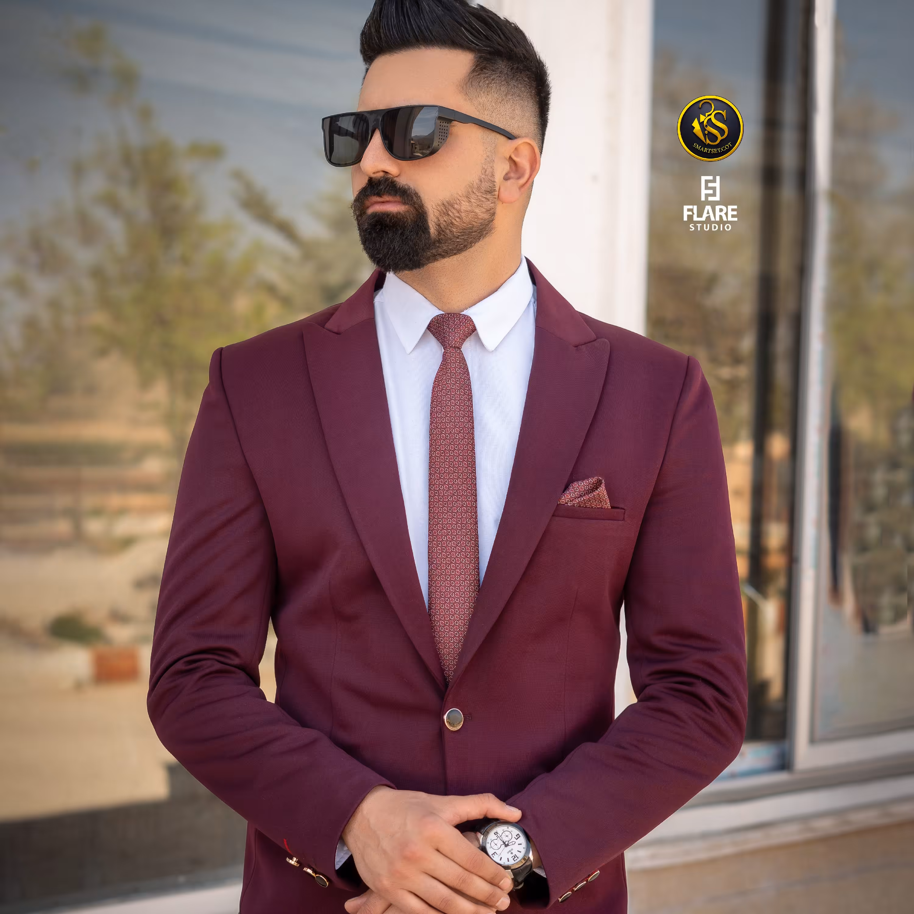 کت تک اسپرت زرشکی با پارچه کاردین و تنخوری عالی 
