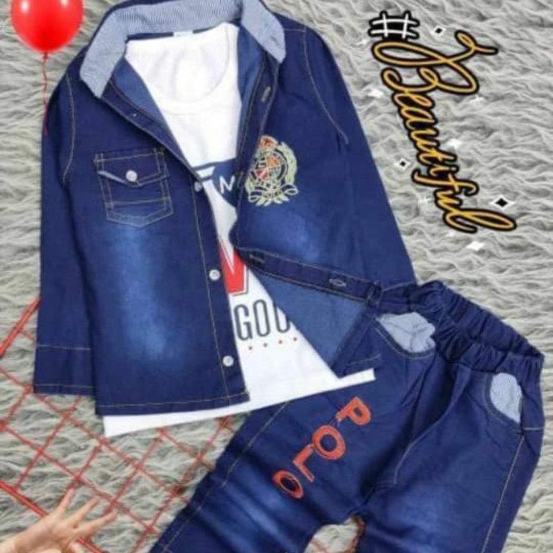 ست 3تیکه لی با کیفیت عالی مناسب 2سال تا 7سال