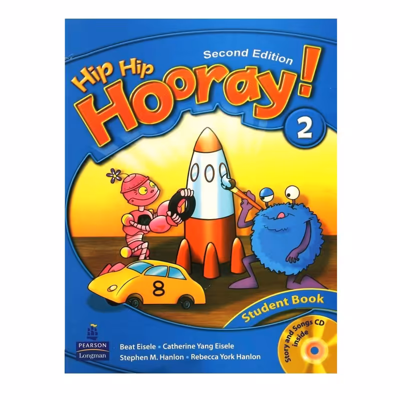 کتاب زبان هیپ هیپ هورای 2 ویرایش دوم hip hip hooray 2   2nd edition