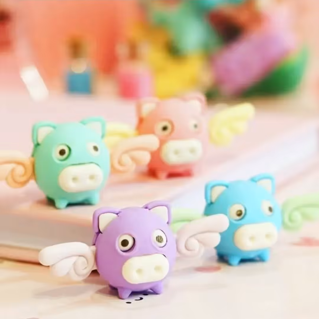 پاک کن طرح خوک پرنده🐷