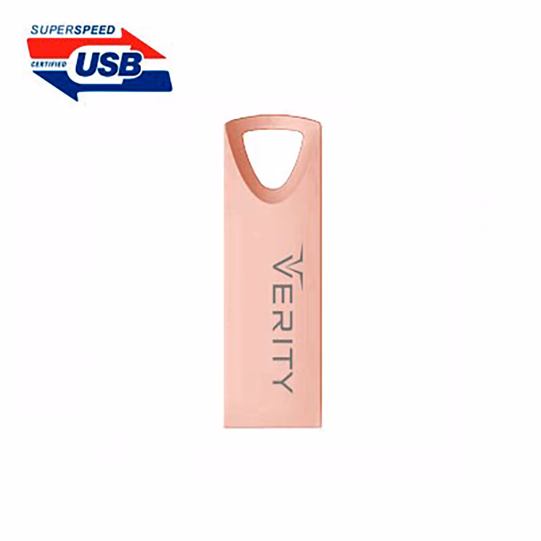 فلش وریتی USB 3.0 مدل V809 ظرفیت 32 گیگابایت رزگلد