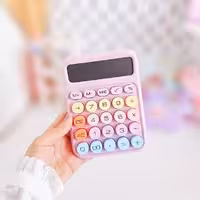 ماشین حساب دکمه رنگی طرح 2