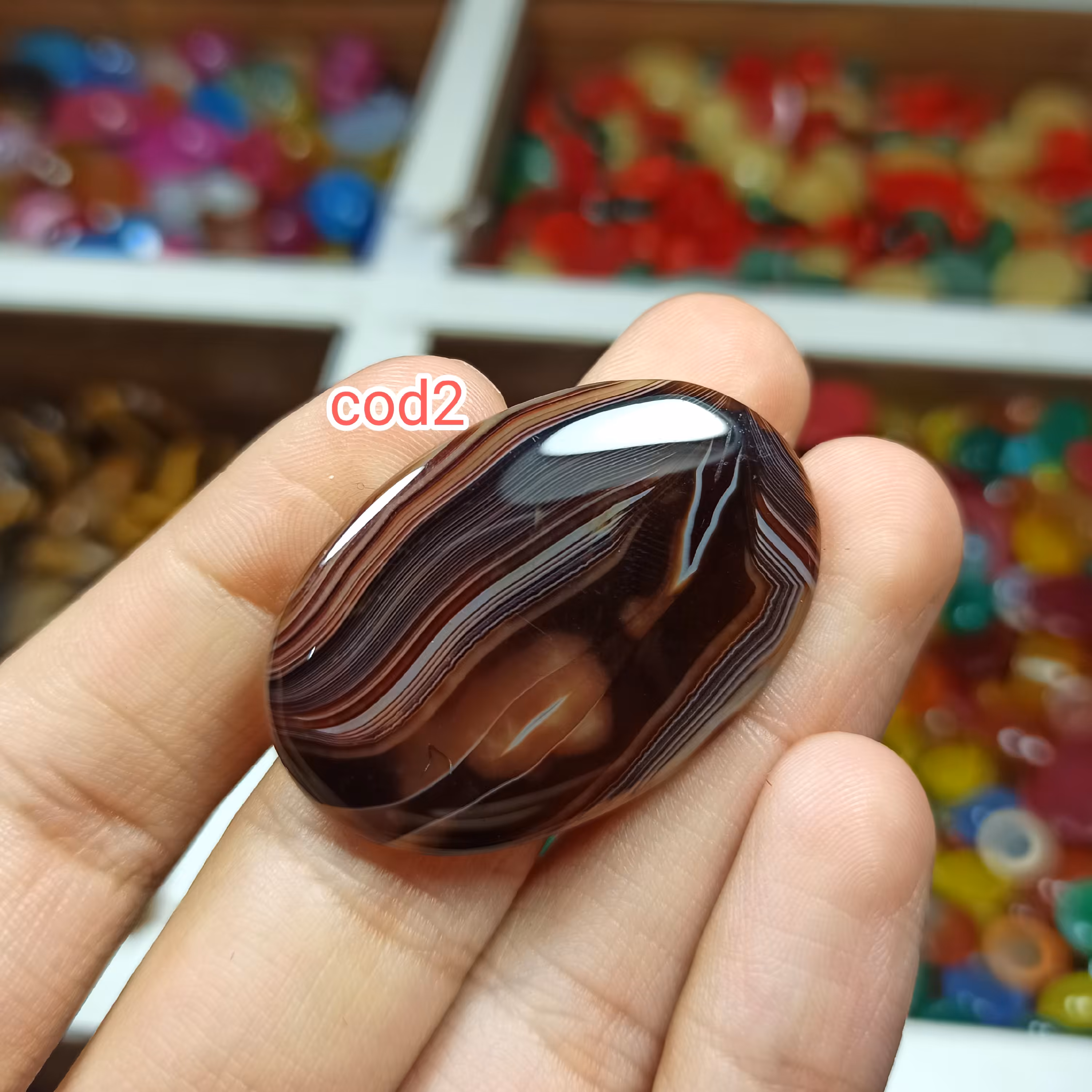 عقیق سلیمانی خوش طرح و معدنی